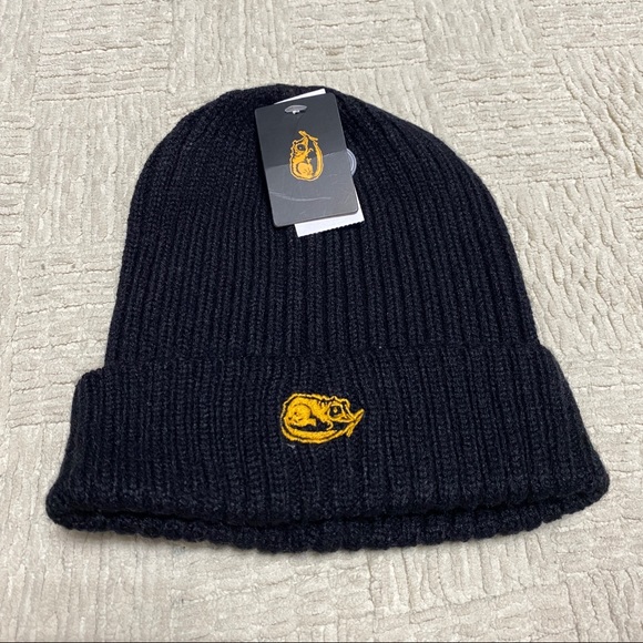 Yellow Rat Bastard NYC Skull Cap Beanie Hat Adult One Size Black NWT New York - Picture 6 of 6